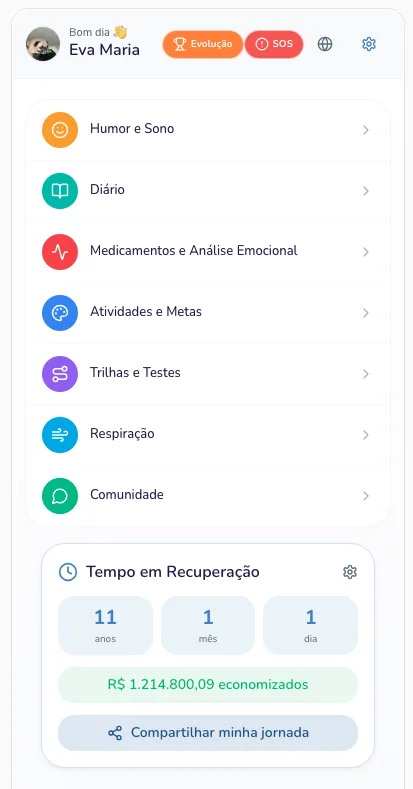Dashboard e Funcionalidades